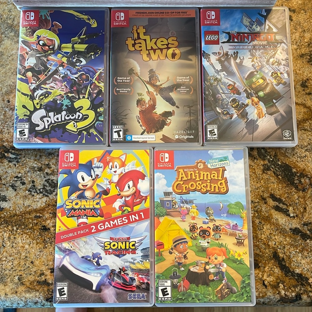 Lot of Nintendo switch games